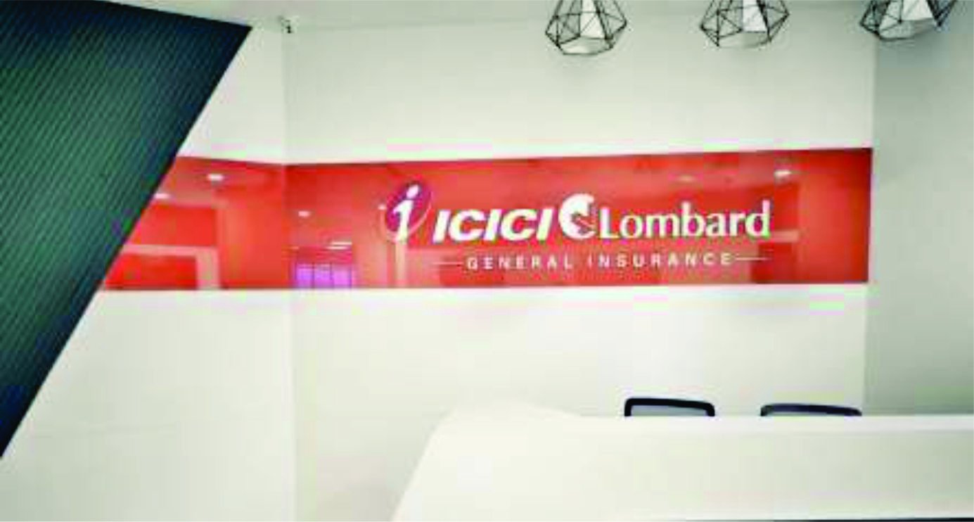 ICICI Lombard — Wayfinding · Wall graphics · Signage
