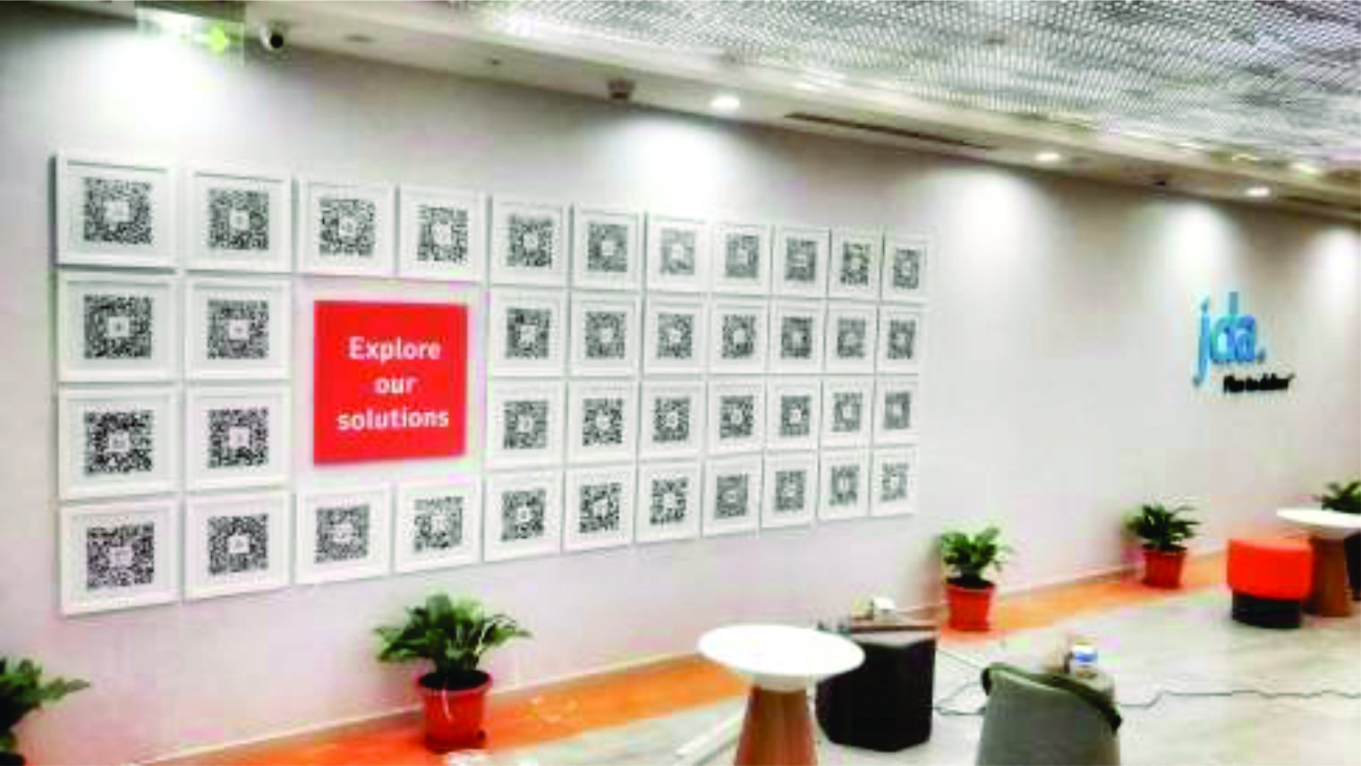 JDA Software — Wall graphics · Signage · Wayfinding