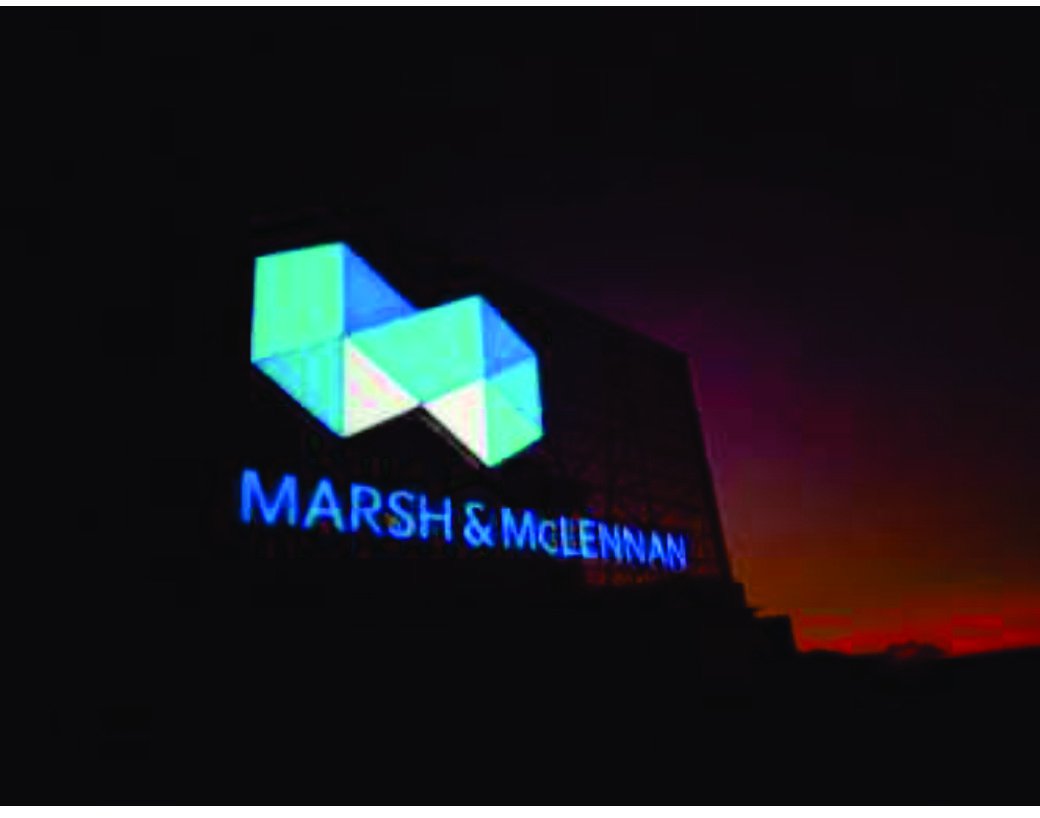 Marsh & McLennan — Building identity · Brand mark
