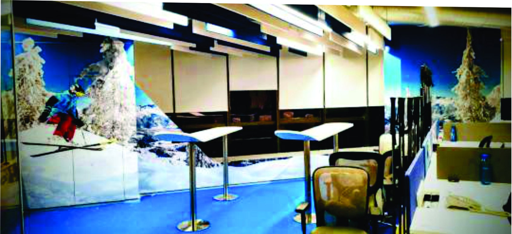 RBL Bank — Wayfinding · Wall graphics · Signage