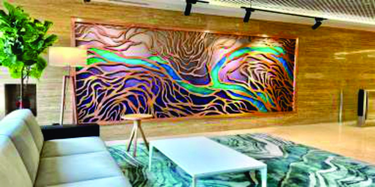 TOMTOM Pune — Workplace graphics · Wall view