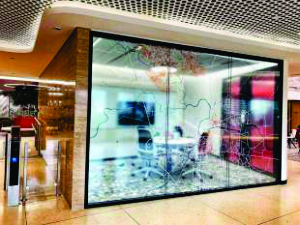 TOMTOM Pune — Wall graphics · Floor view
