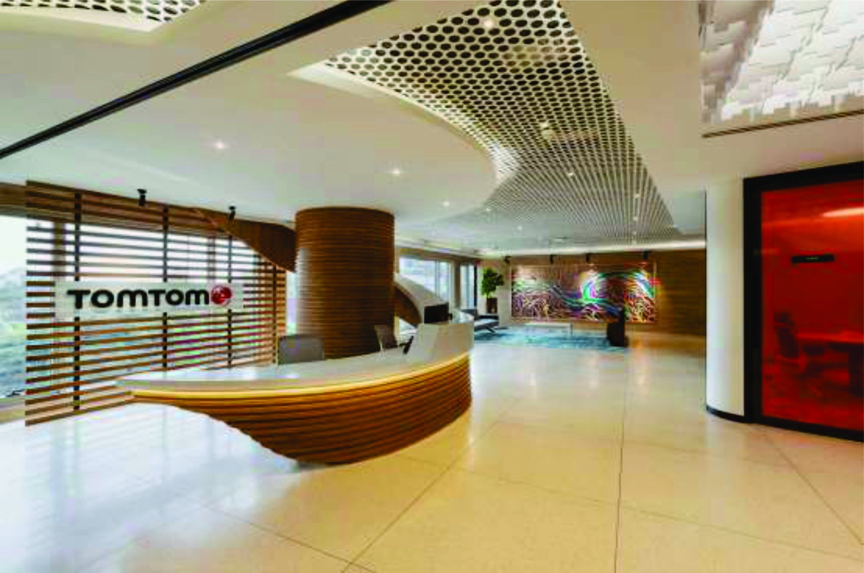 TOMTOM Pune — Wall graphics · 1 lakh sqft