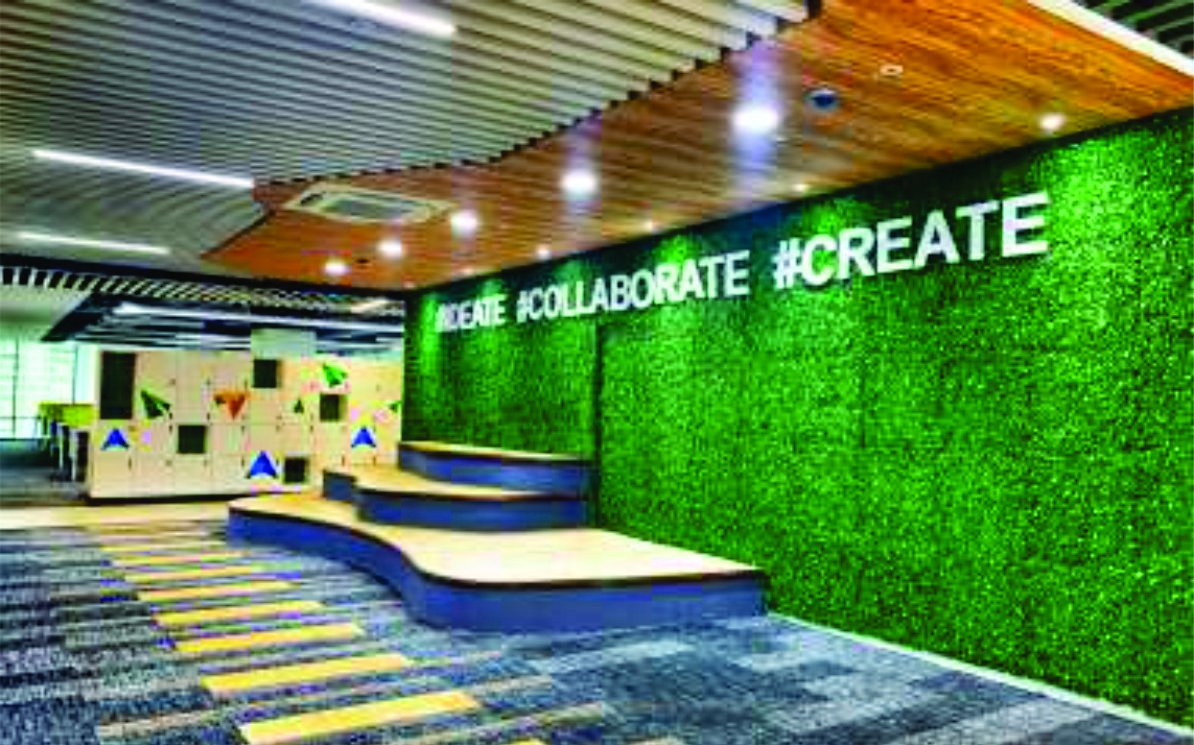 Zensar Technologies — Workplace EGD · Wall graphics · Signage